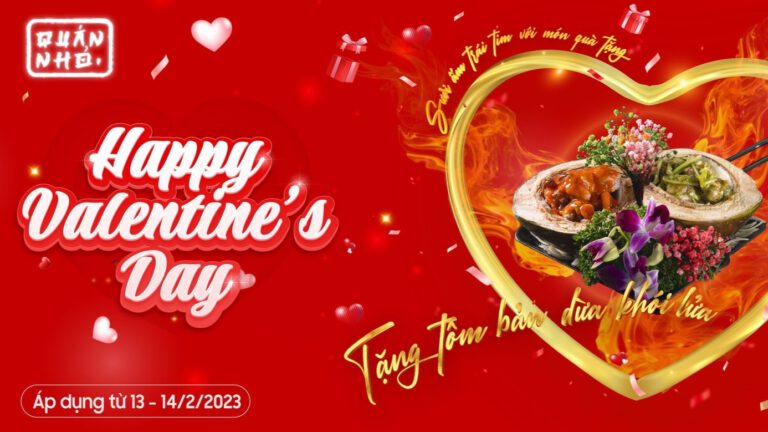 VALENTINE’S DAY – ĐIỂM HẸN “NGỌT NGÀO” VÀ “NỒNG CHÁY” CÙNG QUÁN NHỎ