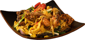 Ếch đồng xào măng cay